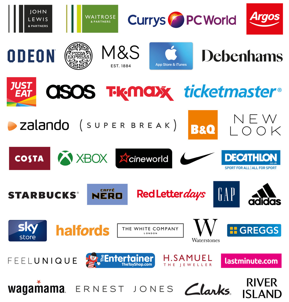 Huge range of brands